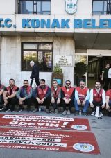 İzmir&rsquo;de Memurlar Yeniden Eylemde