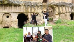 Japon sanat&ccedil;ı, tutkusu i&ccedil;in Yeşilhisar il&ccedil;esine geldi!