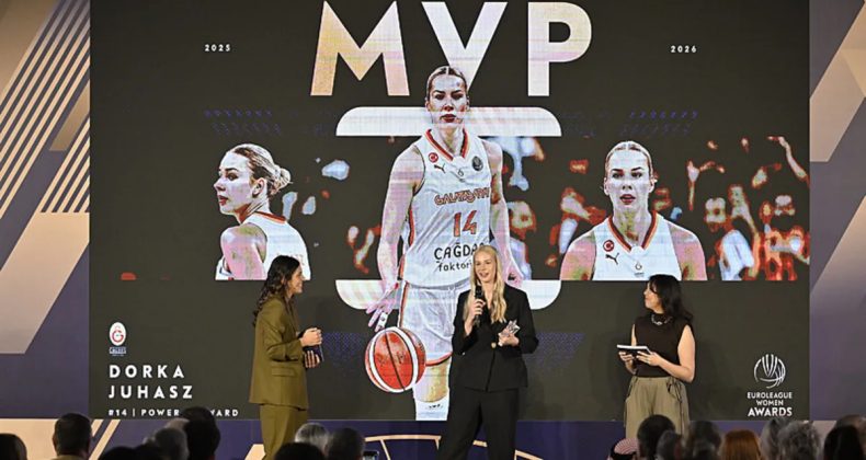 Kadınlar EuroLeague'de sezonun MVP'si Galatasaray&rsquo;dan Dorka Juhasz!