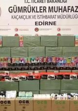 Kapıkule&rsquo;de 33 milyon TL&rsquo;lik ka&ccedil;ak &uuml;r&uuml;n ele ge&ccedil;irildi: Elektronik sigara ve ila&ccedil;lar ele ge&ccedil;irildi