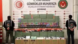 Kapıkule&rsquo;de 33 milyon TL&rsquo;lik ka&ccedil;ak &uuml;r&uuml;n ele ge&ccedil;irildi: Elektronik sigara ve ila&ccedil;lar ele ge&ccedil;irildi