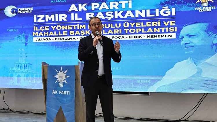 Kasapoğlu: İzmir Meclis'te Daha Fazla AK Partili Milletvekili ile Temsil Edilmeli