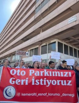 Kemeraltı Esnafından Otopark İsyanı! &Ccedil;ankaya Katlı Otoparkı Yıkılmasın