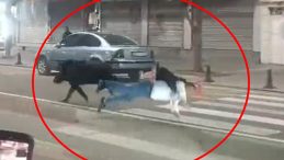 Kent merkezine indi, vatandaşlara saldırdı: 3 kişi yaralandı