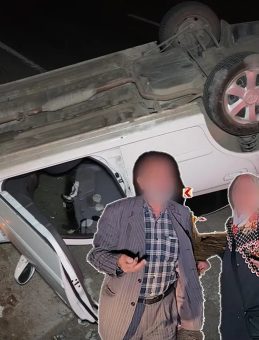 Kırıkkale&rsquo;de Akılalmaz Kaza: Taklalar Atan Otomobilin S&uuml;r&uuml;c&uuml;s&uuml; Ka&ccedil;tı, Yaşlı &Ccedil;ift Dakikalarca Dil D&ouml;kt&uuml;!