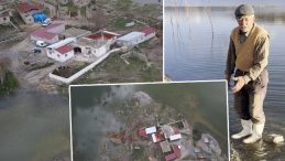 K&ouml;ye kadar ulaştı: Evi ada ortasında kaldı! 'Biz burada &ccedil;aresiz bekliyoruz'