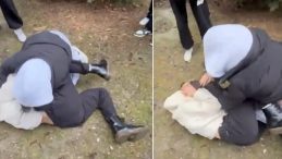 Liseli Kızların Parktaki Kavgası Kamerada