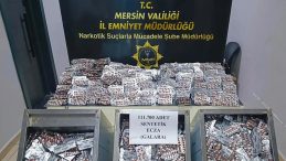 Mersin'de uyuşturucu operasyonu: 111 bin 700 sentetik ecza hapı ele ge&ccedil;irildi