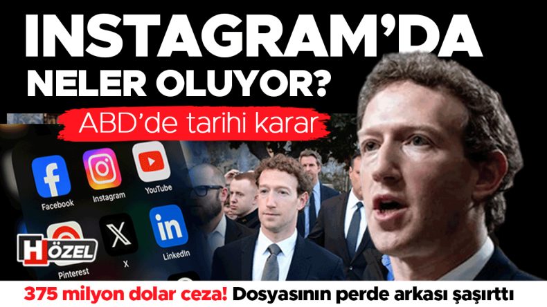 Meta&rsquo;ya ağır darbe: &Ccedil;ocuk istismarı ağına d&ouml;n&uuml;şt&uuml;ğ&uuml; iddia edilen Facebook ve Instagram'a tarihi ceza