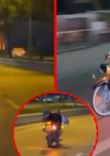 Motosikletin &Uuml;zerine Uzanıp Şov Yapmıştı! Bursa'da O S&uuml;r&uuml;c&uuml;ye Rekor Ceza