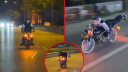 Motosikletin &Uuml;zerine Uzanıp Şov Yapmıştı! Bursa'da O S&uuml;r&uuml;c&uuml;ye Rekor Ceza