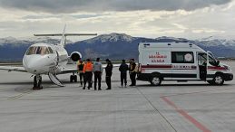 Muş'ta ambulans u&ccedil;ak 2 g&uuml;nl&uuml;k bebek i&ccedil;in havalandı