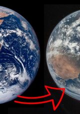 NASA paylaştı: 54 yıl arayla D&uuml;nyamız! 'Evimiz harika g&ouml;r&uuml;n&uuml;yor'