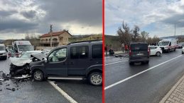 Nevşehir'de Korkun&ccedil; Kaza! Hafif Ticari Ara&ccedil; ile Otomobil Kafa Kafaya &Ccedil;arpıştı: Yaralılar Var