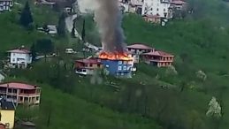 Ordu&rsquo;da Bir Evde Yangın &Ccedil;ıktı
