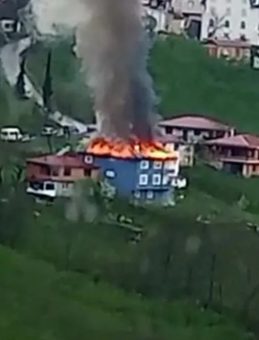 Ordu&rsquo;da Bir Evde Yangın &Ccedil;ıktı