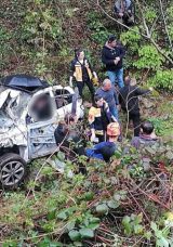 Ordu&rsquo;da otomobil u&ccedil;uruma yuvarlandı: Baba ve kızı hayatını kaybetti!