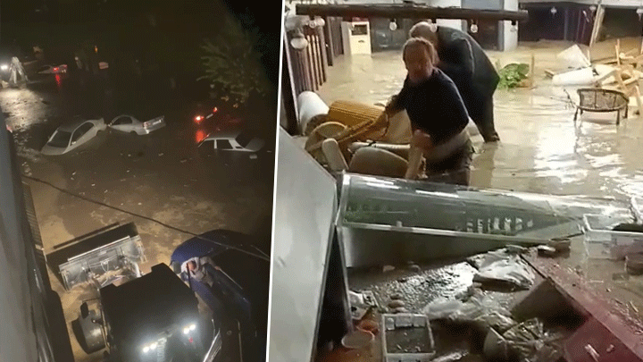 Osmaniye'deki Sel Felaketi! Son Anları Ortaya &Ccedil;ıktı