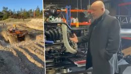 Rusya'da Alamayınca T&uuml;rkiye'de &Uuml;rettiler: Suda Y&uuml;z&uuml;yor, Dağları Aşıyor!