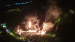 Samsun&rsquo;da Muz Deposunda Yangın!