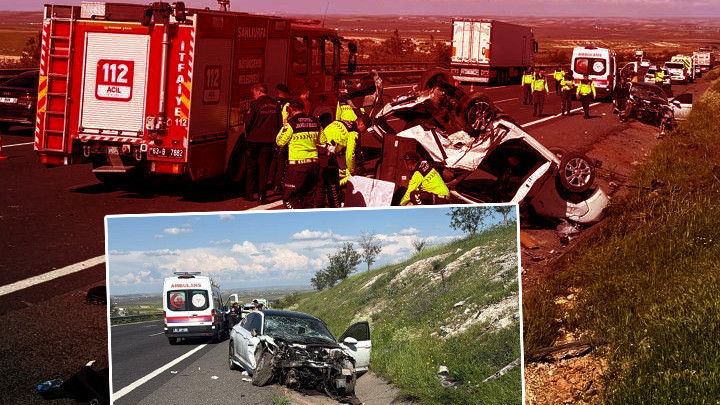 Şanlıurfa'da Korkun&ccedil; Kaza: 3 Kişi Hayatını Kaybetti, 5 Kişi Yaralandı