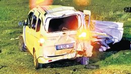 Şarampole yuvarlanan ara&ccedil; can aldı