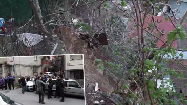 Sarıyer&rsquo;de Toprak Kayması: 6 Bina Tahliye Edildi