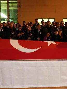 Şehit polis Se&ccedil;kin Yal&ccedil;ın memleketinde t&ouml;renle karşılandı