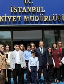 Selami Yıldız makamında ağırladı&hellip; Şehidin oğlundan 23 Nisan mesajı&hellip;