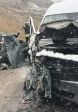 Servis Aracı ile Otomobil &Ccedil;arpıştı: 1 &Ouml;l&uuml;