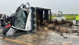 Siirt'te Feci Kaza! Koyun Y&uuml;kl&uuml; Kamyonet ile Otomobil &Ccedil;arpıştı: 2 &Ouml;l&uuml;, 3 Ağır Yaralı