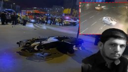 Şişhane&rsquo;de Otomobilin &Ccedil;arptığı Motosiklet Durağa Daldı: 1 &Ouml;l&uuml;, 3 Yaralı