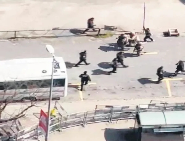 Konsolosluk önündeki saldırı