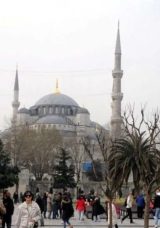Sultanahmet Camii&rsquo;ne Ziyaret&ccedil;i Akını: Dron Kamerasıyla Kaydedildi!