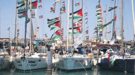 Sumud Filosuna Siyonist Saldırı