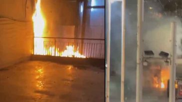 Taksim Metro İstasyonu'nda Asans&ouml;rde Yangın