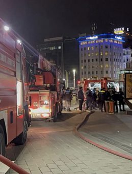 Taksim Metro İstasyonu&rsquo;nda Yangın Paniği