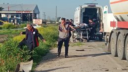Tankerle &ccedil;arpışan otomobilin s&uuml;r&uuml;c&uuml;s&uuml; hayatını kaybetti