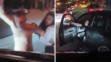 Tartıştığı s&uuml;r&uuml;c&uuml;ye saldıran magandaya 380 bin lira ceza: Aracı trafikten men edildi