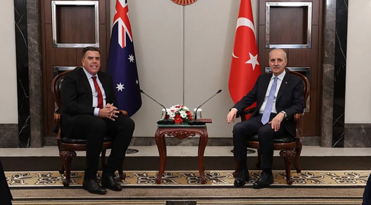 TBMM Başkanı Kurtulmuş, Avustralya Temsilciler Meclisi Başkanı Dick ile g&ouml;r&uuml;şt&uuml;