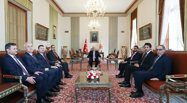 TBMM Başkanı Kurtulmuş, K&ouml;rfez İşbirliği Konseyi &Uuml;yesi &Uuml;lkelerin B&uuml;y&uuml;kel&ccedil;ilerini Kabul Etti