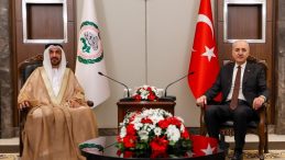 TBMM Başkanı Numan Kurtulmuş, Arap Parlamentosu Başkanı Alyammahi'yi Konuk Etti