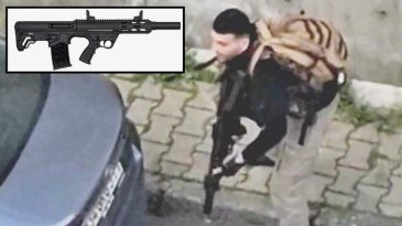Ter&ouml;ristin silahı &lsquo;Bullpup&rsquo;