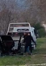 Tokat&rsquo;ta Ağaca &Ccedil;arpan Cip Yandı: 1 &Ouml;l&uuml;, 2 Yaralı