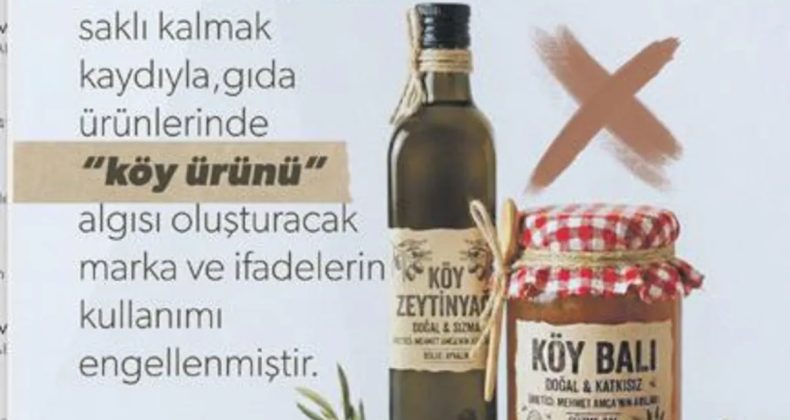 T&uuml;keticiyi yanıltan &lsquo;k&ouml;y&rsquo; imajına ge&ccedil;it yok