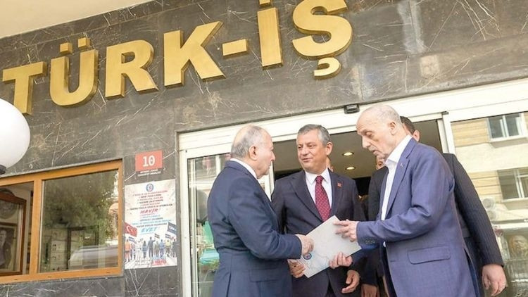 T&Uuml;RK-İŞ VE AYM Başkanı&rsquo;nı ziyaret eden &Ouml;zel: T&uuml;m ittifaklara a&ccedil;ığız