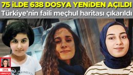 T&uuml;rkiye&rsquo;nin faili me&ccedil;hul haritası &ccedil;ıkarıldı… 75 ilde 638 dosya yeniden a&ccedil;ıldı