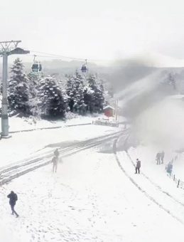 Uludağ&rsquo;da Kar S&uuml;rprizi