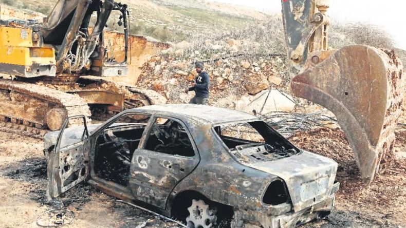 Yahudi Ter&ouml;ristler Evleri Yaktı, Filistinlilere Saldırdı