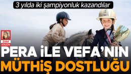Yılkı atından şampiyon &ccedil;ıkaran sevgi… Pera&rsquo;nın Vefası